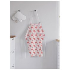 Фартук женский для готовки "Окружение фламинго", универсальный размер Joy Arty