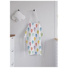 Фартук женский для готовки "Шары взлетают в небо", универсальный размер Joy Arty