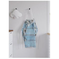 Фартук женский для готовки "Ветка вишни на деревянных досках", универсальный размер Joy Arty