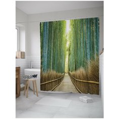 Штора для ванной JoyArty Дорога через лес 180х200 (sc-10023)