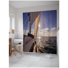 Штора для ванной JoyArty Солнечное плаванье 180х200 (sc-11684)