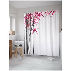 Штора для ванной JoyArty Бамбуковая арка 180х200 (sc-15771)