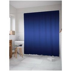 Штора для ванной JoyArty Синее переливание 180х200 (sc-23573)