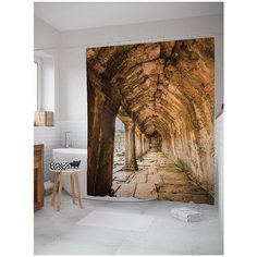Штора для ванной JoyArty Старинные тоннели 180х200 (sc-17838)