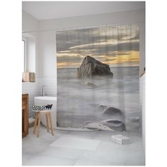 Штора для ванной JoyArty Туманный валун 180х200 (sc-4127)
