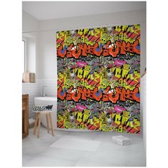 Штора для ванной JoyArty Стрит арт 180х200 (sc-56872)