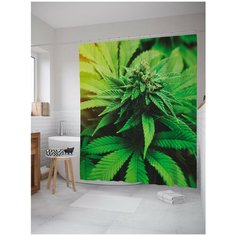Штора для ванной JoyArty Зеленый куст 180х200 (sc-78585)