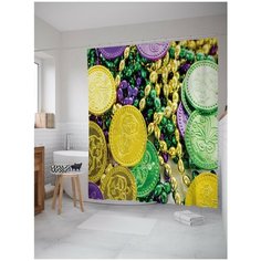 Штора для ванной JoyArty Драгоценные медальоны 180х200 (sc-7382)