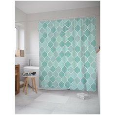 Штора для ванной JoyArty Упорядоченный орнамент 180х200 (sc-15731)