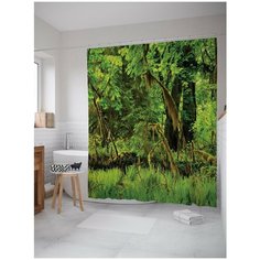 Штора для ванной JoyArty Непроглядный лес весной 180х200 (sc-16285)