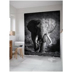 Штора для ванной JoyArty Спокойный слон 180х200 (sc-13711)