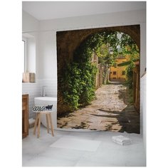 Штора для ванной JoyArty Тихий переулок 180х200 (sc-15389)