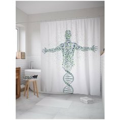 Штора для ванной JoyArty ДНК человека 180х200 (sc-7134)