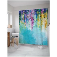 Штора для ванной JoyArty Небо из цветов 180х200 (sc-19556)