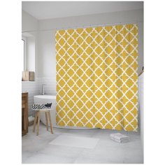 Штора для ванной JoyArty Простой орнамент 180х200 (sc-10492)