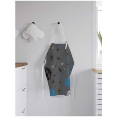 Фартук женский для готовки JoyArty "Одуванчики в негативе", универсальный размер, ap-3432