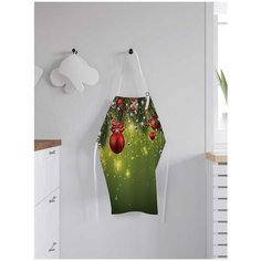 Фартук женский для готовки JoyArty "Искрящаяся новогодняя елка", универсальный размер, ap-47102835