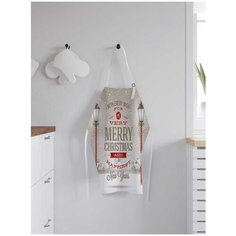 Фартук женский для готовки JoyArty "Счастливого Рождества и Нового Года", универсальный размер, ap-6769