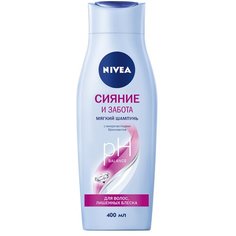 Nivea шампунь-уход Сияние и забота с микрочастицами бриллиантов, 400 мл