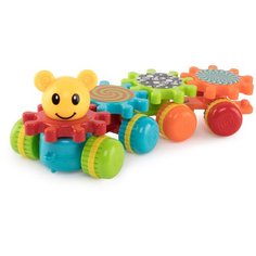Развивающая игрушка Happy Baby Mechanix Train красный/оранжевый/зеленый/голубой