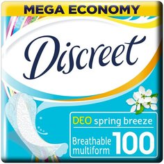 Discreet прокладки ежедневные Deo Spring Breeze Multiform, 100 шт.