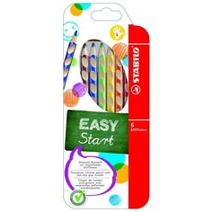 STABILO Цветные карандаши EASY colors 6 цветов (331/6)