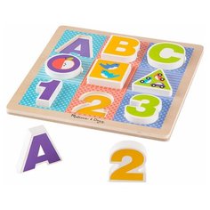 Рамка-вкладыш Melissa & Doug Буквы и цифры (1899M), 9 дет.