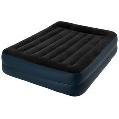 Надувная кровать Intex Pillow Rest Raised Bed (64124) темно-синий