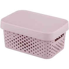 CURVER Коробка с крышкой Infinity 12,5x17,5x26см розовый