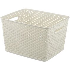 CURVER Коробка Curver My Style L 30x35x22см кремовый