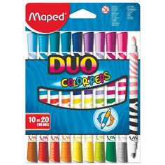 Maped Фломастеры двусторонние 10 шт. (847010) разноцветные