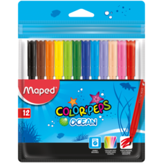 Maped Фломастеры "Ocean" 12 шт. (845720) разноцветные