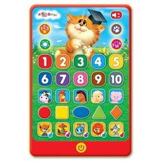 Планшет Азбукварик Весёлые знания красный/желтый
