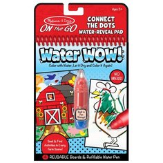 Melissa & Doug Водная раскраска Water Wow! Соедини точки (9485)