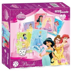 Настольная игра Step puzzle Кубик-пазл Принцессы