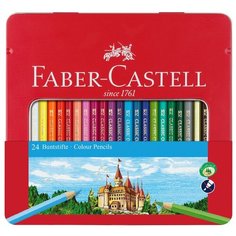 Faber-Castell Цветные карандаши Замок 24 цвета (115824)