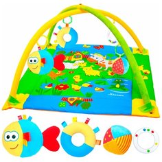 Развивающий коврик Мякиши Лужайка с рыбкой (189)