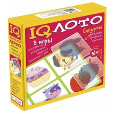Набор настольных игр Айрис-Пресс IQ лото Силуэты