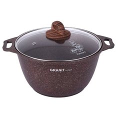 Кастрюля Kukmara Granit ultra, 3 л, red