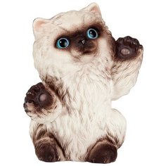 Игрушка для ванной ОГОНЁК Котенок Гудвин (С-779) бежевый