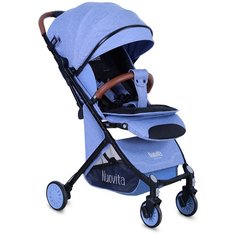 Прогулочная коляска Nuovita Giro Lux, denim nero, цвет шасси: черный