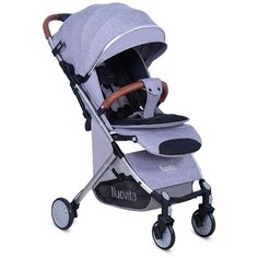 Прогулочная коляска Nuovita Giro Lux, grigio argento, цвет шасси: серебристый