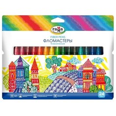 ГАММА Набор фломастеров «Классические», 24 шт. (180319_13) Gamma