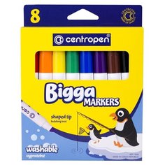 Centropen Набор фломастеров Bigga Markers (7650), 8 шт.