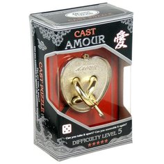 Головоломка Cast Puzzle Amour, уровень сложности 5 (HZ 5-02) серый/желтый