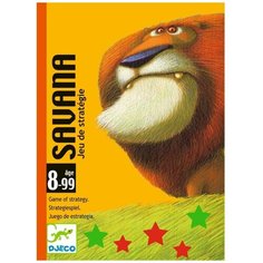 Настольная игра DJECO Карточная игра Саванна
