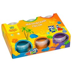 Кинетический песок Мульти-Пульти Приключения Енота, 6 цветов, 0.84 кг