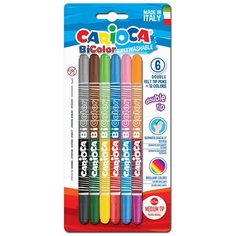 Carioca Набор фломастеров BiColor (42269), 6 шт.
