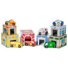 Сортер Melissa & Doug Здания и транспортные средства