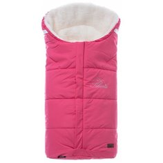 Конверт-мешок Nuovita Siberia Bianco меховой 90 см розовый